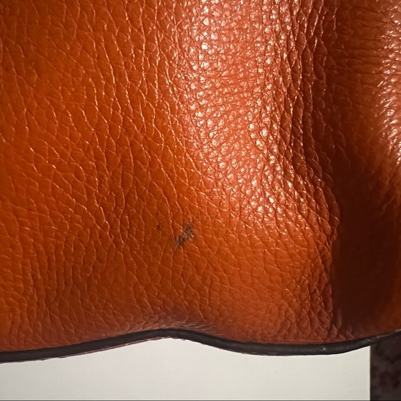 Michael Kors Orange Hamilton Satchel - Picture 13 of 13